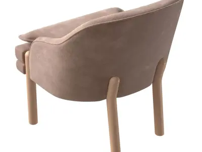 Lawson Fenning DISC Interiors x LF Skye Dining Chair 3D model