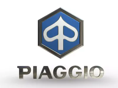 piaggio logo 3D model