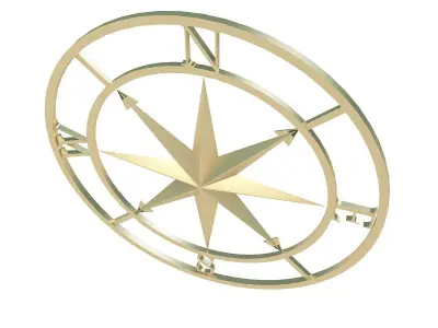 Compass rose  3D model