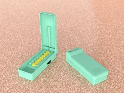 Pill Cutter 3D model