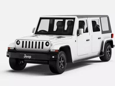 Modern Offroad SUV Vehicle Model 3D model