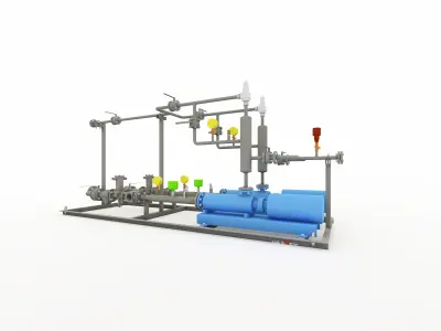 Pump HEATEX-4008 Free 3D model