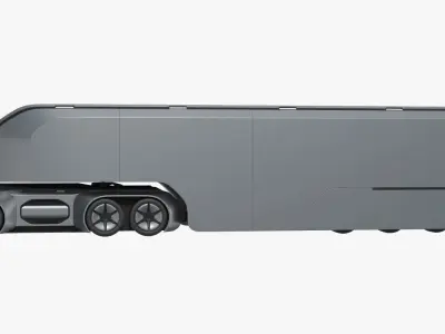 Self-Driving Truck Concept 2 3D model