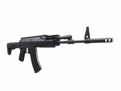 AK-12 Assault Rifle Low-poly 3D model purchase