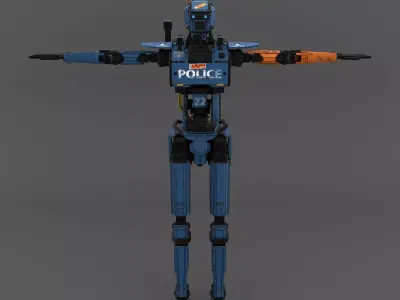 Chappie Textured 3D model
