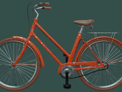 City bicycle  3D model