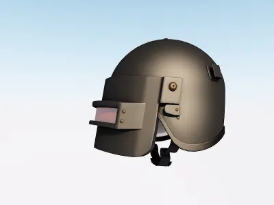 helmet pubg mobile 3D model