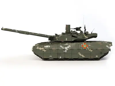 Tank T-84 Oplot-M 2010 3D model