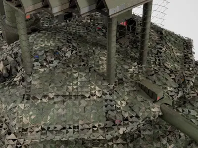 Lowpoly T-90M War in Ukraine Edition Russian Main Battle Tank Low-poly 3D model