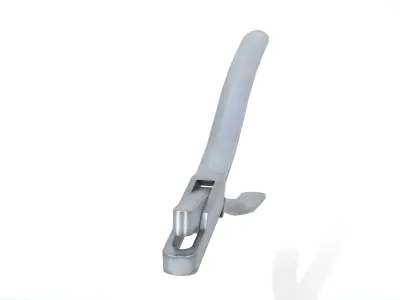 Ticket Punch Pliers  - Handheld Cutter Tool Low-poly 3D model