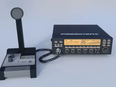 President George CB Radio 3D model