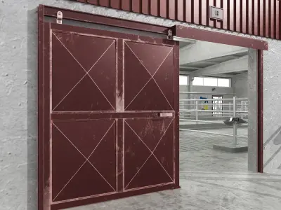  Cow and Sheep Farm Building Collection 