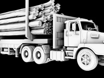 Brazilian classic truck 3D print model