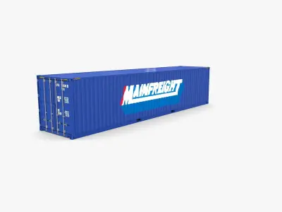 40ft Shipping Container Mainfreight 3D model
