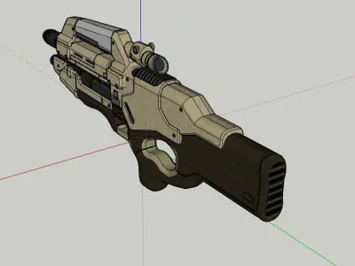 M-96 Mattock Low-poly 3D model