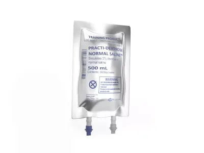 training IV bag 3D model