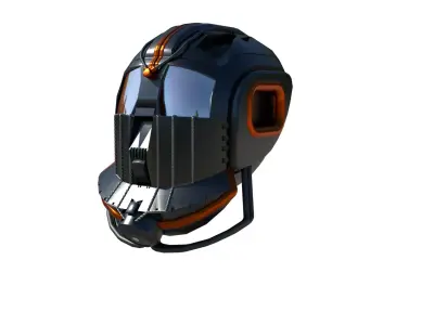 hard surface mask   Low-poly 3D model