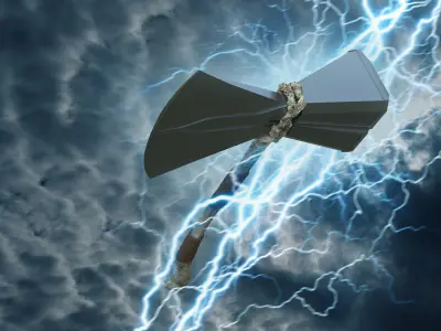 Thunder ax of Thor 3D model