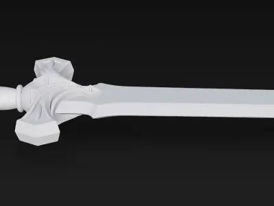 Cosmic Galaxy Sword - Fantasy Blade with Universal Energy 3D print model
