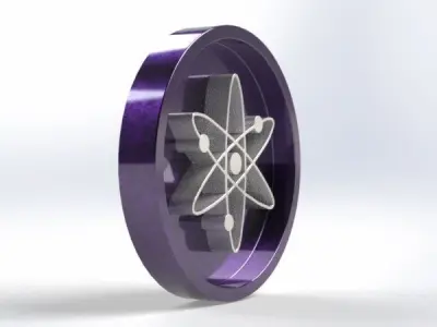 ATOM 3D Part STL and IGES 3D print model 3D print model
