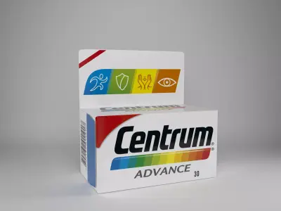 Cardboard Centrum Package 3D model