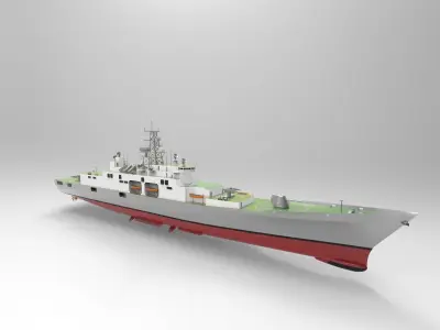 CSGN Strike Cruiser Mk 2 ship 3D model