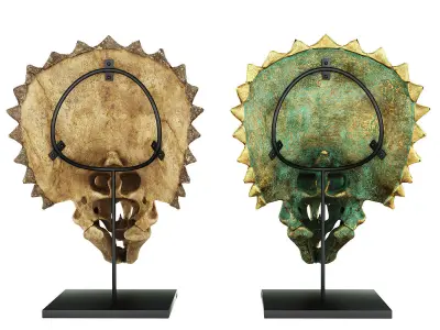 Triceratops skull 3D model purchase