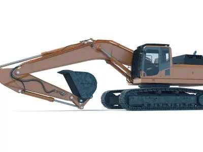 Generic Excavator 3D model