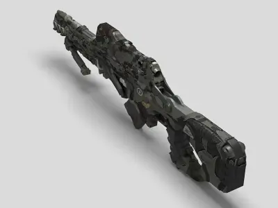 Sci-Fi Gun 03 3D model