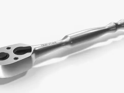 Standard Handle Quick Release Ratchet BPRTR936 Low-poly 3D model