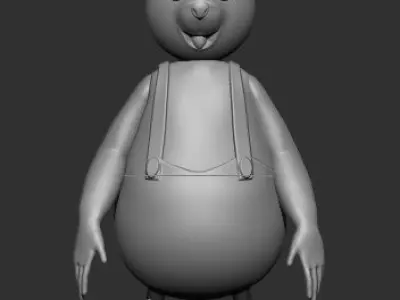 bear model for 3d printing Free 3D print model