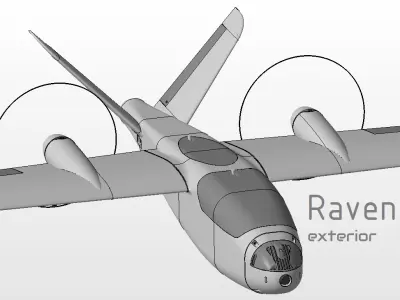 Talon-1400-V2-Raven-Edition Talon-RE 2024 - mod 3D print model