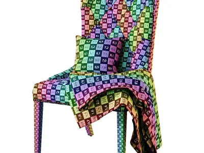 Elouise dining chair 3D model