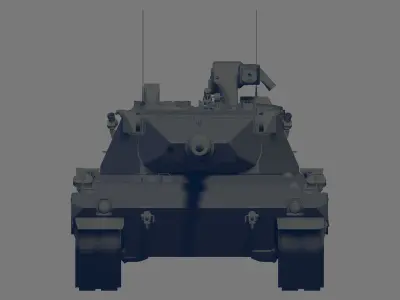 Leopard 2K 3D model