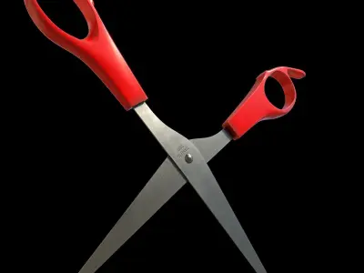 Scissors - PBR pair of Low-poly 3D model