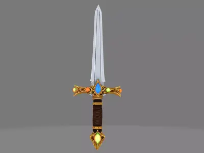 Legendary Fantasy Sword  Static High-Poly PBR 3D model