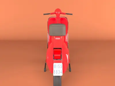 vespa scooter  3D model
