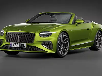 2025 Bentley Continental GTC Speed 3D model
