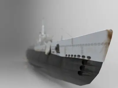 USS Trigger in various formats 3D model
