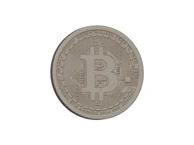 Bitcoin High quality  3D model