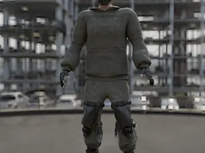 Cyberpunk Character Cyber Rascal 3D model