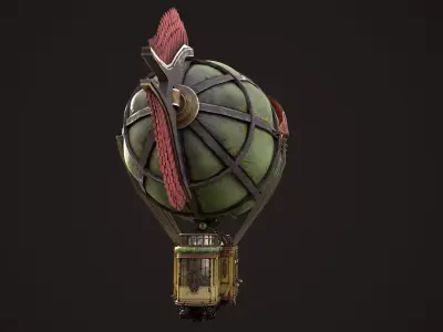 Airship Fighting 3D model