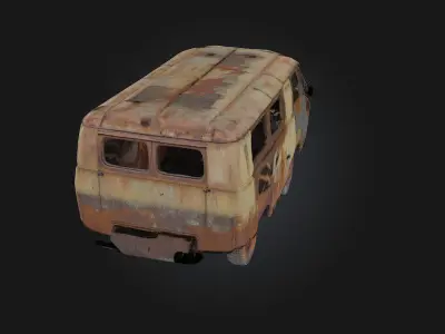 Rusty Relic  Weathered Artifact from a Forgotten Past 3D model