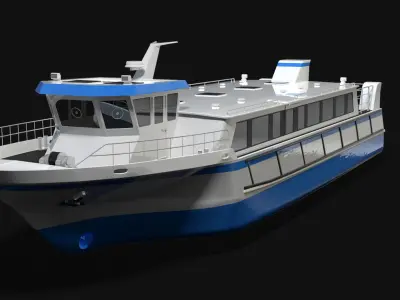 Water Taxi 3D model purchase