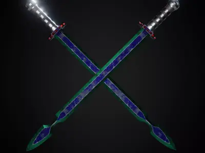 Sword  Low-poly 3D model buy