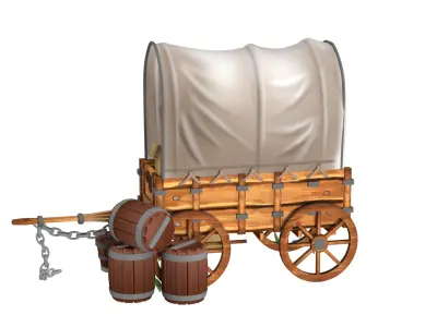 coach truck 3D model  high-poly 3D model