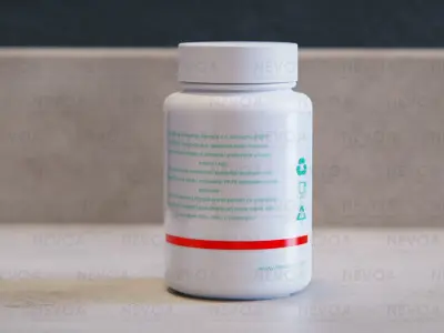 Jar for pills - Pharma series - 90 ml 3D model