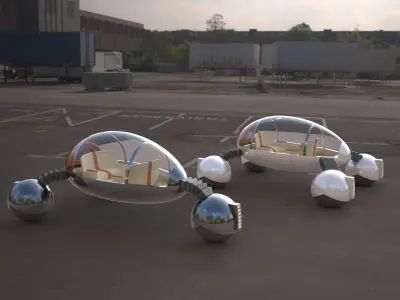 concept car cx15 3D model