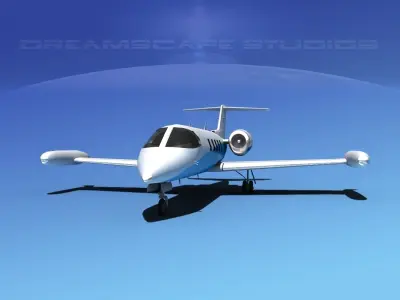 Gates Bombardier Learjet 35 V02 3D model