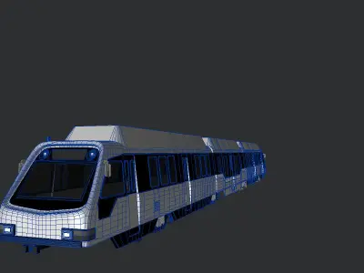 DART Light Rail 3D model